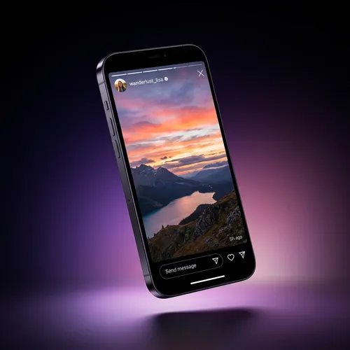 Instagram Story Viewer Interface